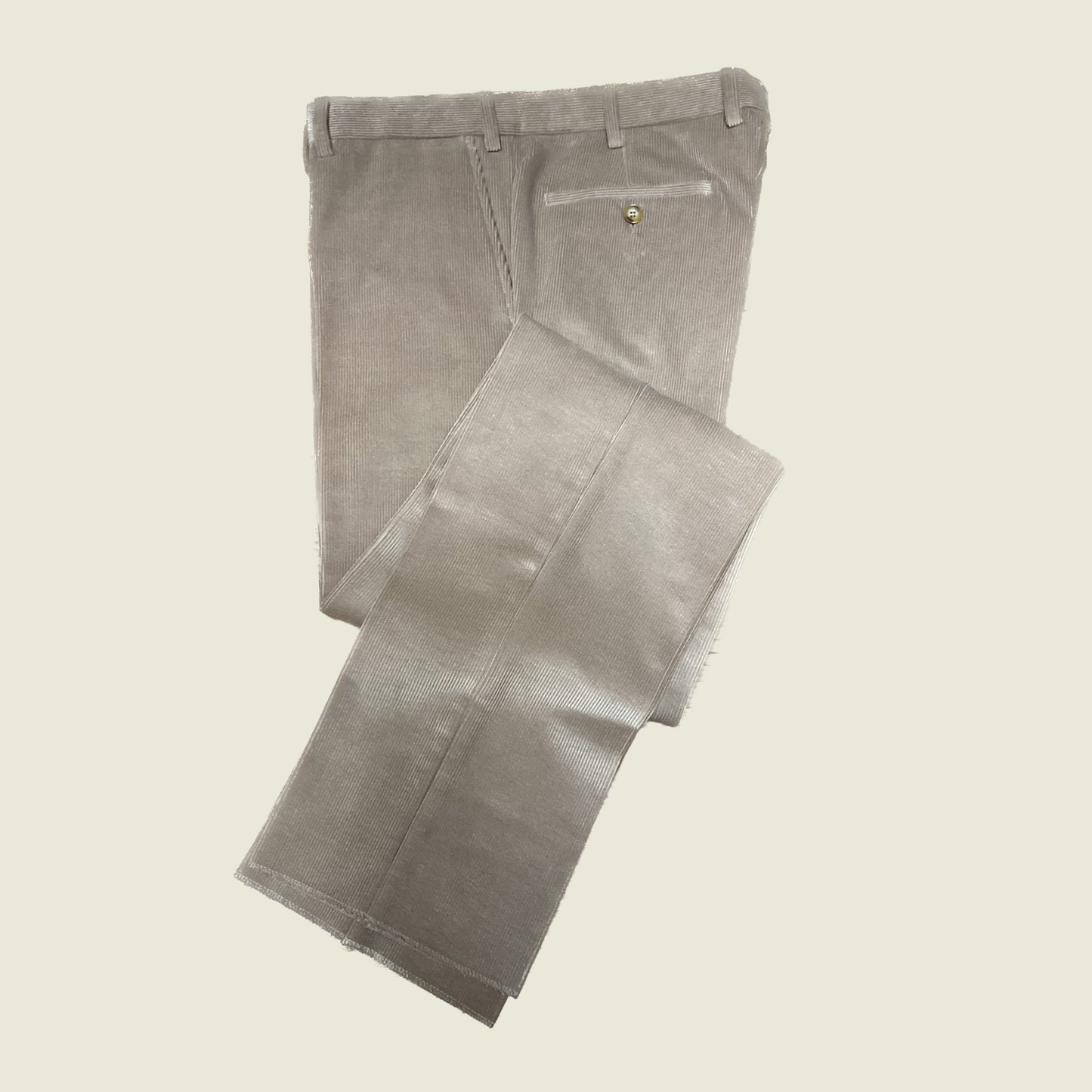 Pantaloni Beldon Visconte Di Modrone Velluto Millerighe Beige