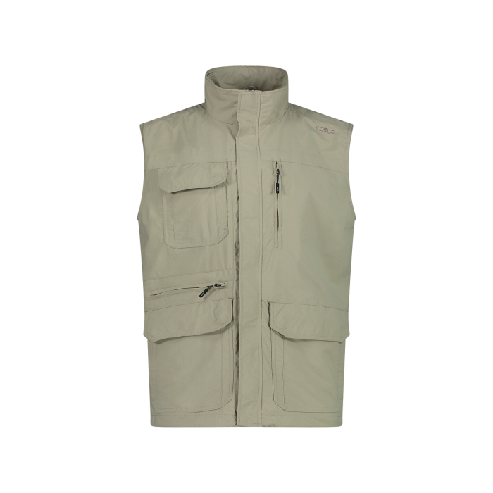 Gilet CMP Outdoor Multitasche Sabbia