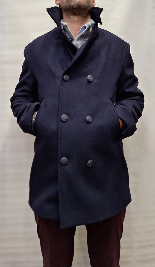 Giacca Doppio Petto Armor Lux Navy