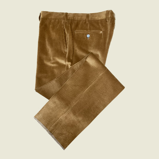 Pantaloni Beldon Visconte Di Modrone Velluto A Coste Becco D'Oca
