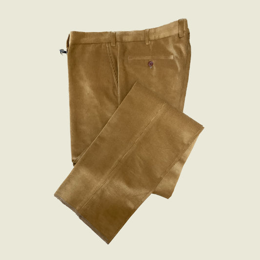 Pantaloni Beldon Visconte Di Modrone Velluto Millerighe Becco D'Oca