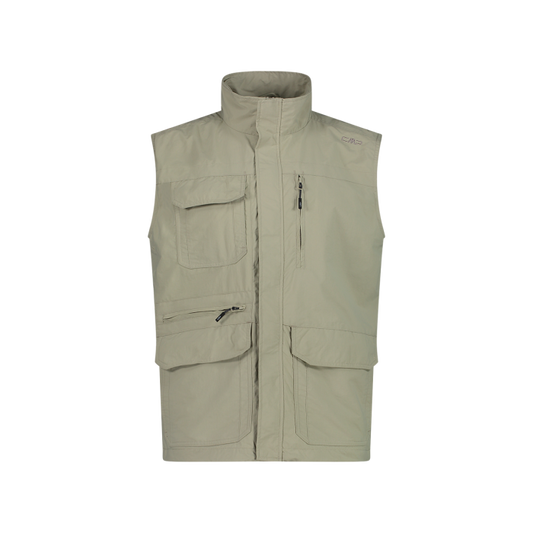 Gilet CMP Outdoor Multitasche Sabbia
