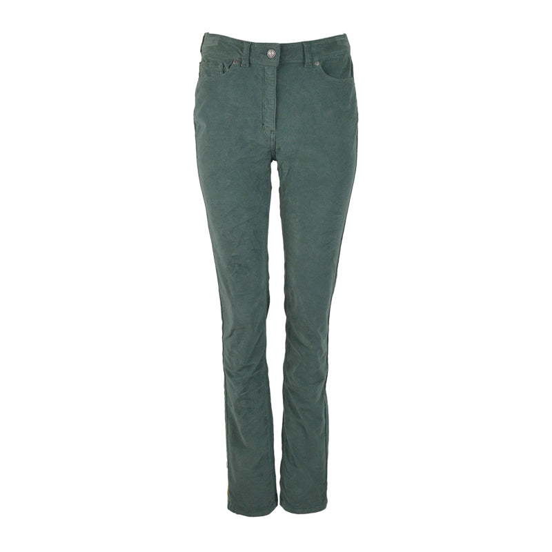 Pantaloni Saint James Mimosa Velluto Verde