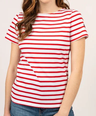 T-Shirt Saint James Etrille Red