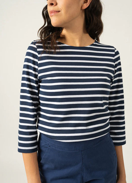 Shirt Saint James Galathee Navy/White