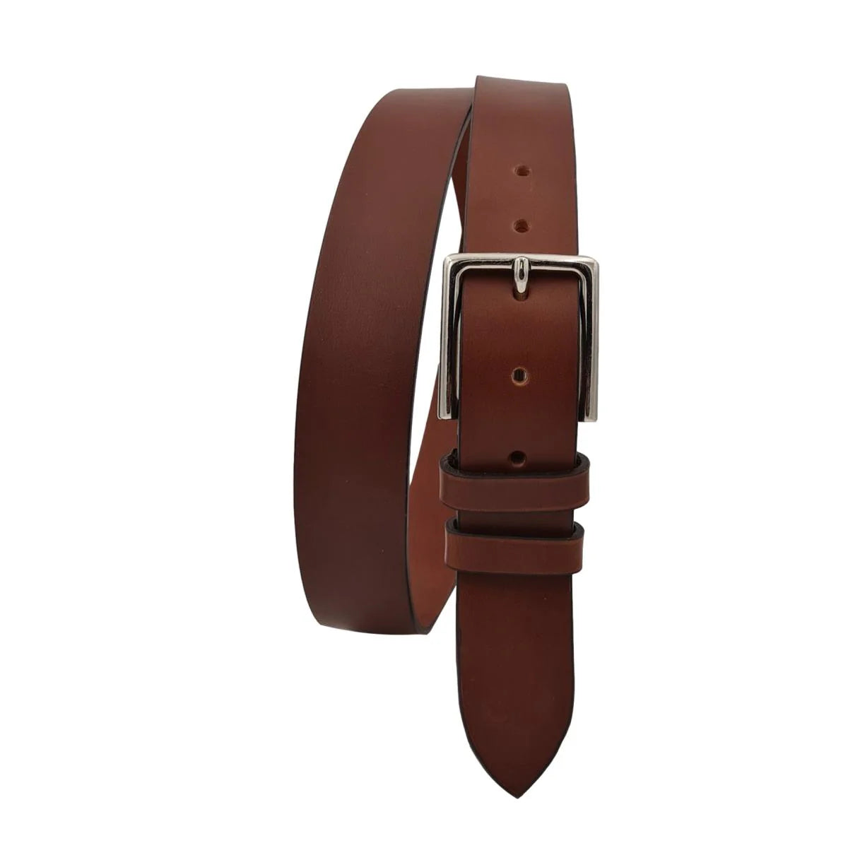 Cintura In Cuoio Di Toro 3,5cm