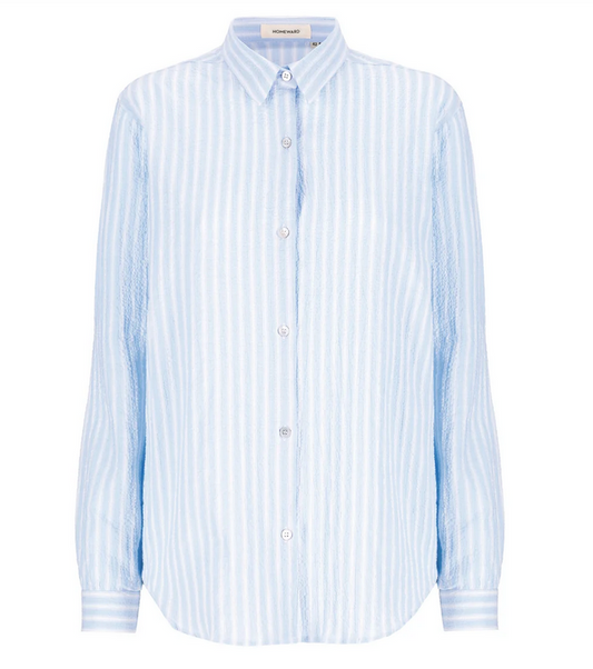 Camicia Homeward Haven A Righe Goffrata