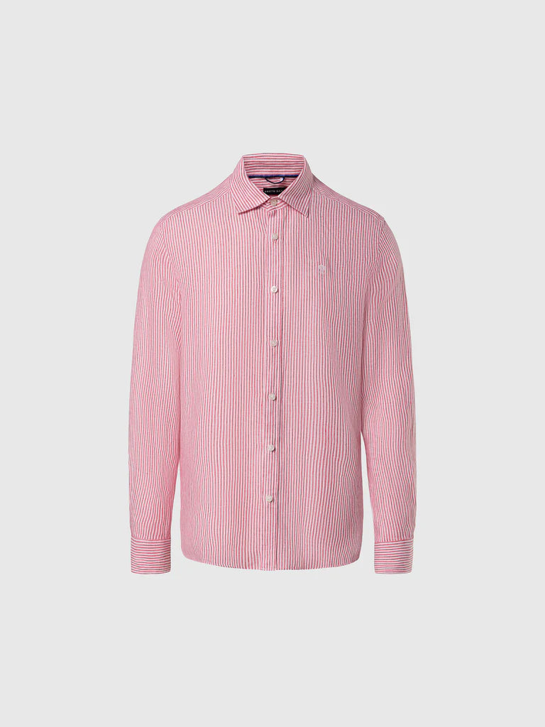 Camicia North Sails Lino A Righe