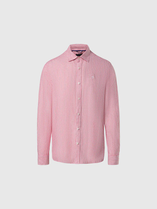 Camicia North Sails Lino A Righe